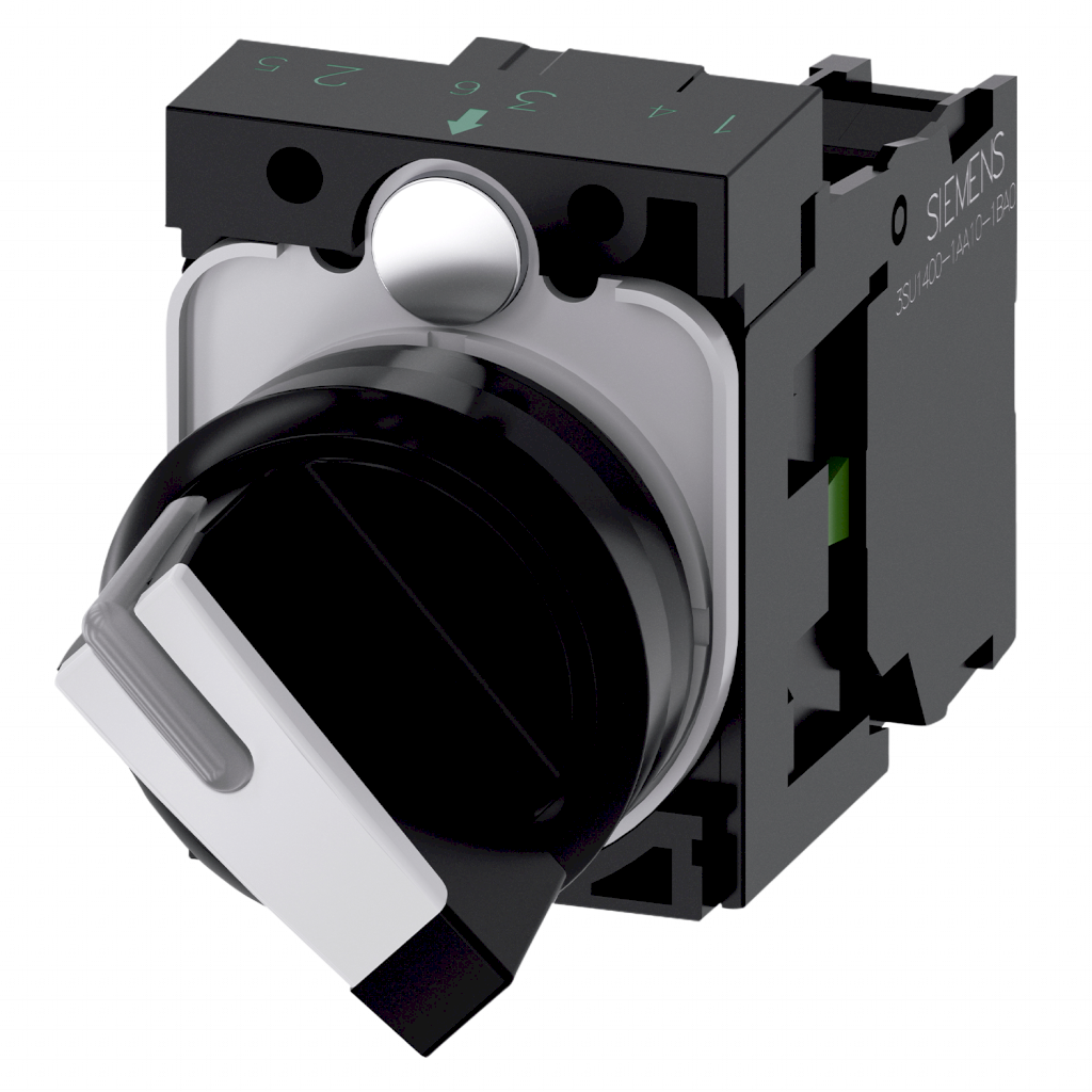 PERILLA ACT PCA 2 POS COMPLETA C/RETEN BLANCA 3SU1100-2BF60-1BA0