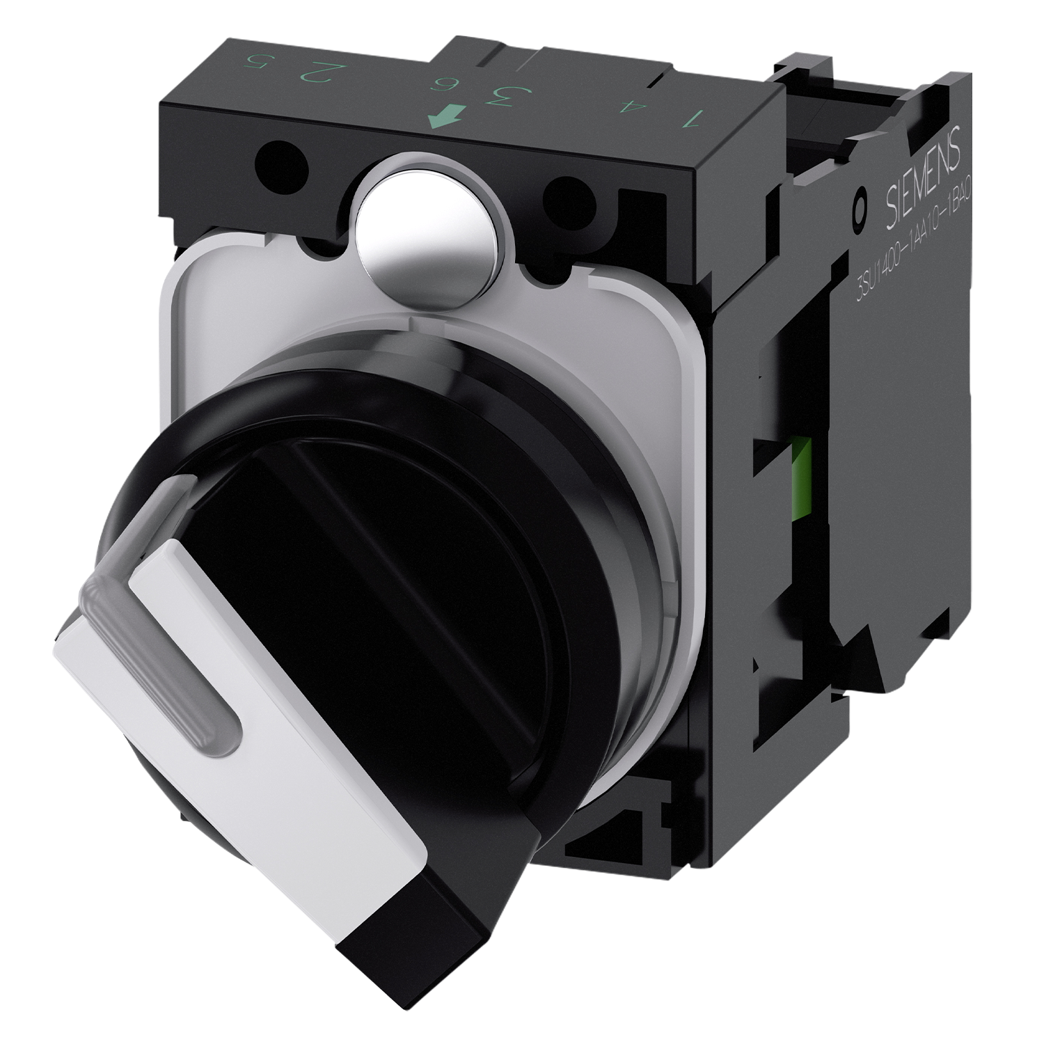 [27476] Perilla ACT Plástica 2 Posiciones 1NA C/Retención Blanca Siemens