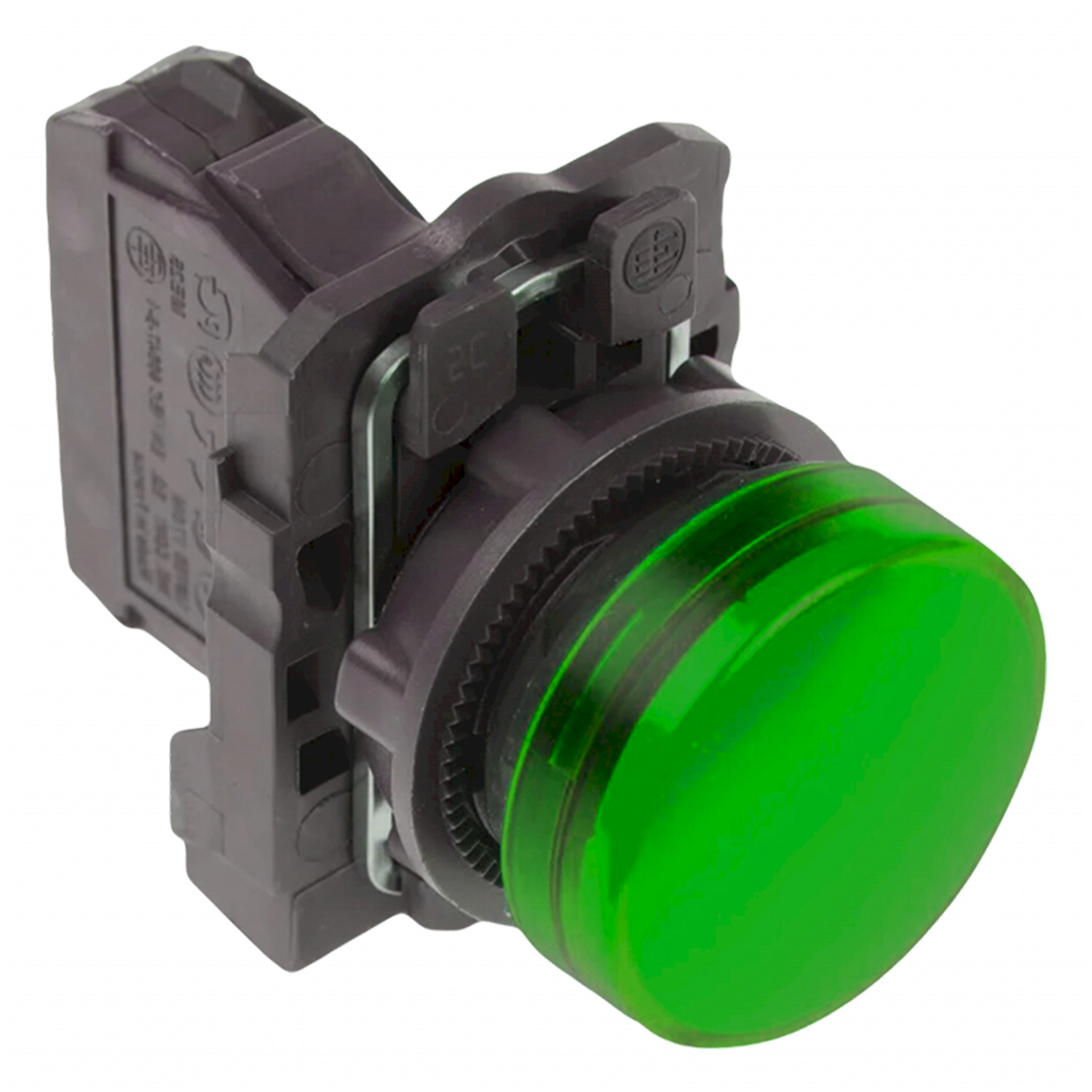 [28041] Ojo de Buey XB5 Plástico 24VCA/VCC 22mm Verde Schneider Electric