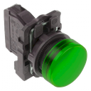 Ojo de Buey XB5 Plástico 24VCA/VCC 22mm Verde Schneider Electric