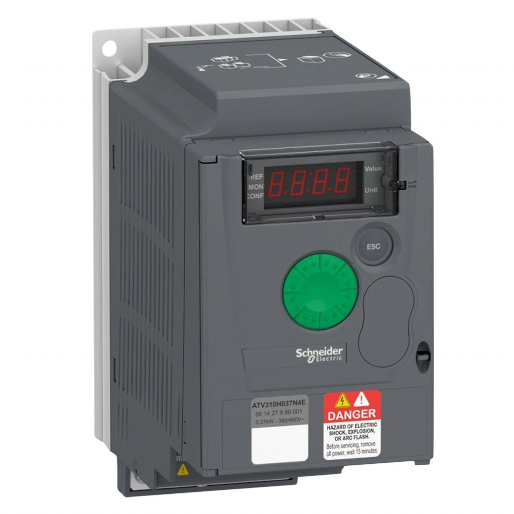 [28120] Variador ATV310 380VCA LO: 0,5kW/0,75HP HO: 0,37kW/0,5HP S/Filtro MB RTU Schneider Electric