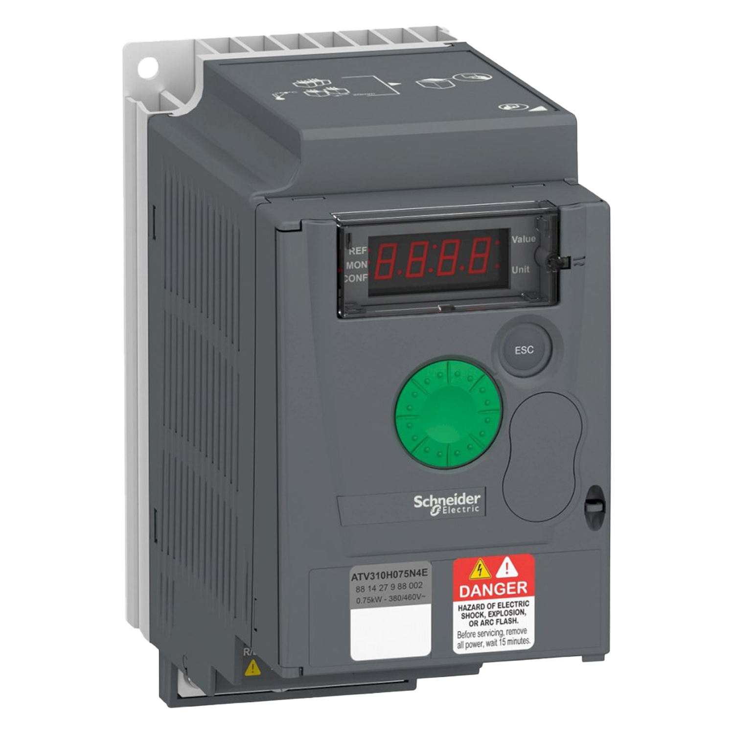 Variador ATV310 380VCA LO: 1,1kW/1,5HP HO: 0,75kW/1HP S/Filtro MB RTU Schneider Electric