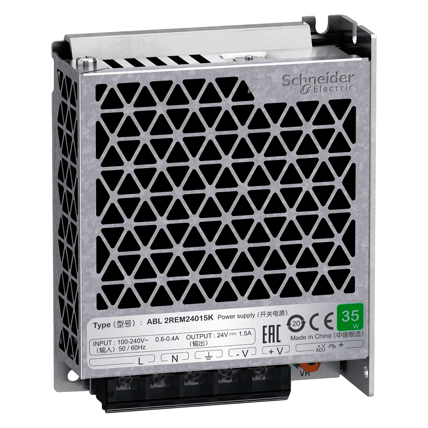 [28820] Fuente Monofásica ABL2 E: 100-240V S: 24VCC 1,5A Schneider Electric