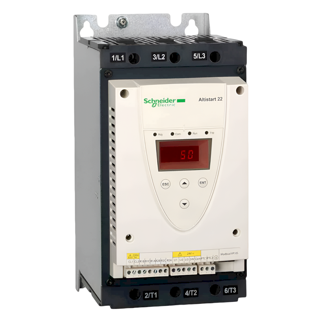 [29447] Arrancador Suave ATS22 STD 220VCA 88A 45kW/60HP Schneider Electric