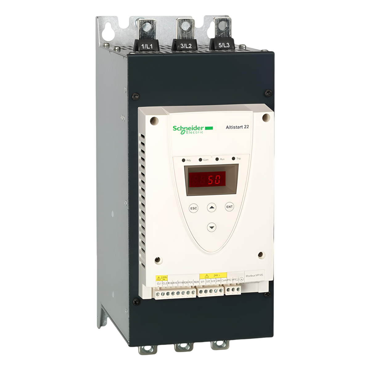 Arrancador Suave ATS22 STD 220VCA 110A 55kW/75HP Schneider Electric