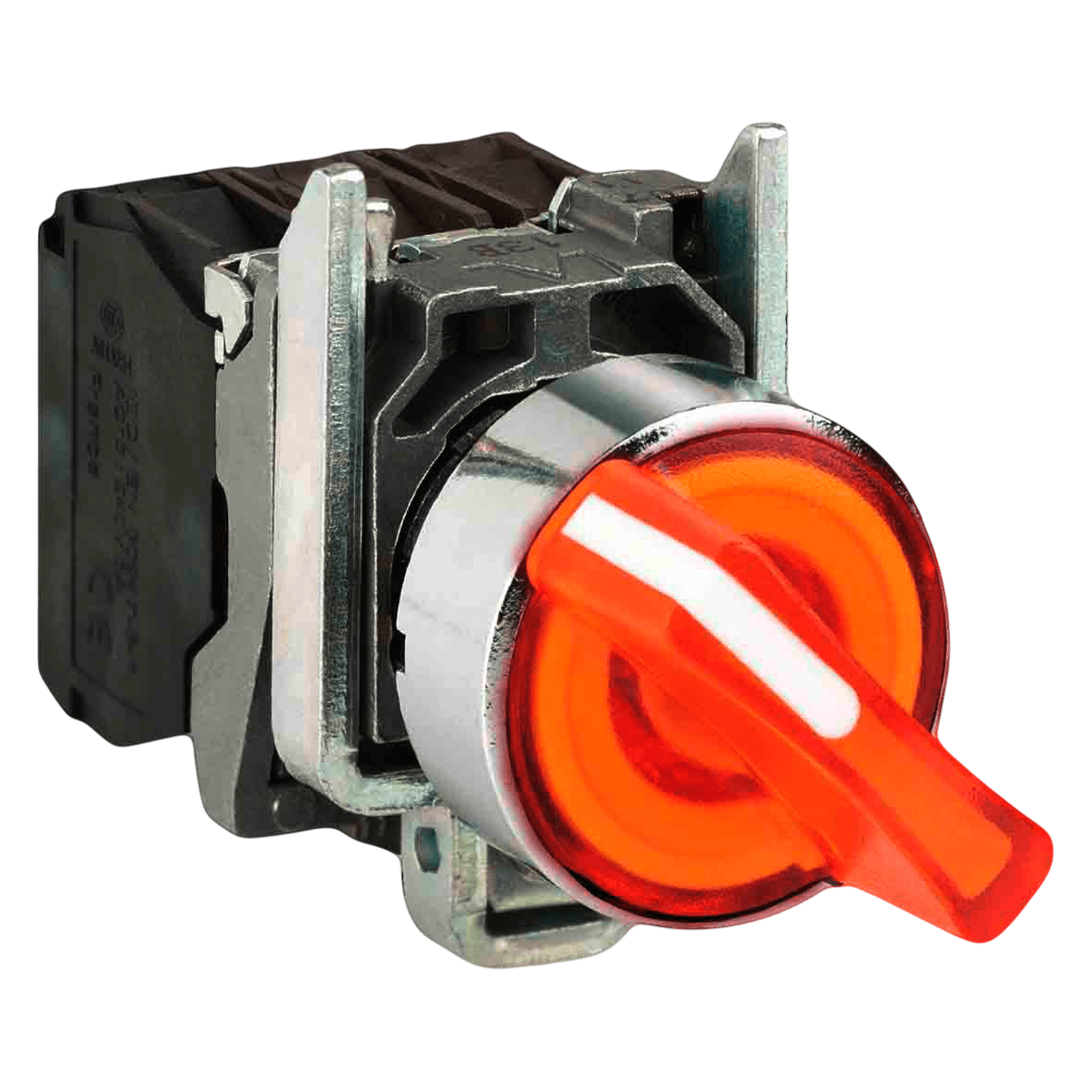 [29610] Perilla XB4 Lum 2 Posiciones Fijas 1NA+1NC 24V Led Amarillo Schneider Electric