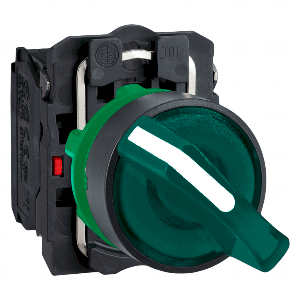 PERILLA XB5 PCA 2POS FIJAS LUM LED 24V 1+1 VERDE XB5AK123B5