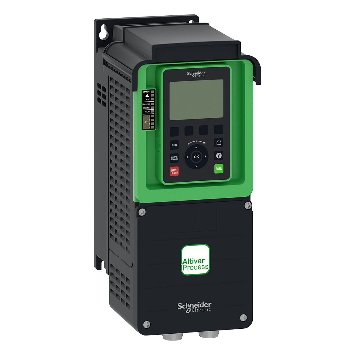 Variador ATV630 380VCA LO: 0,75kW/1HP HO: 0,55kW/0,75HP C/Filtro MB RTU/TCP Schneider Electric