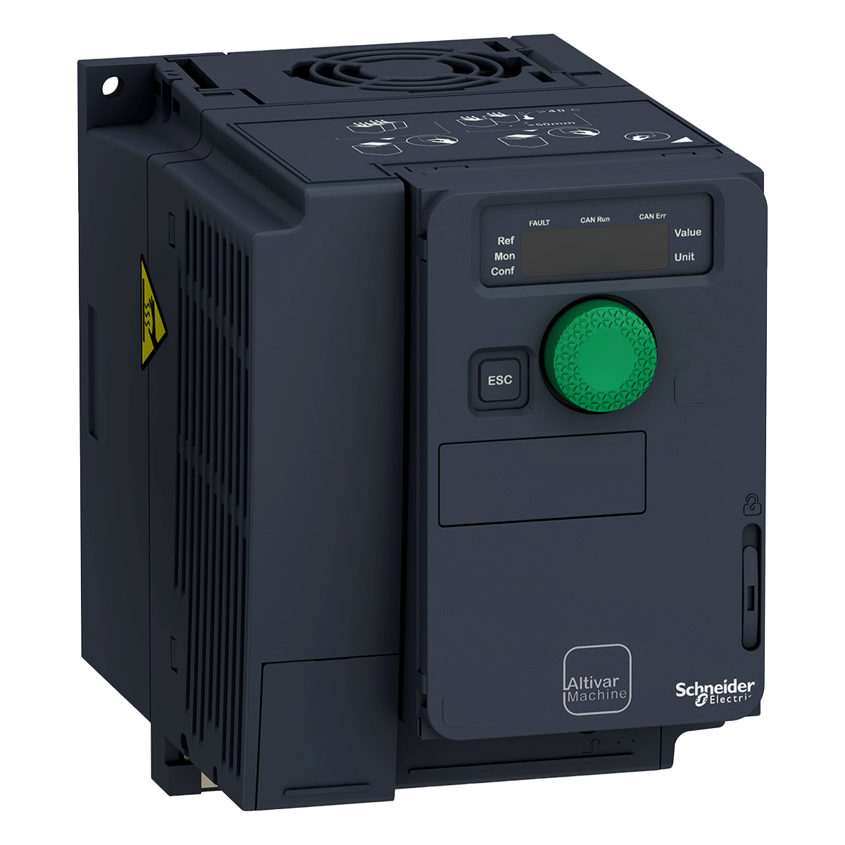 Variador ATV320 220VCA LO: 2,2kW/3HP HO: 1,5kW/2HP C/Filtro MB RTU Schneider Electric