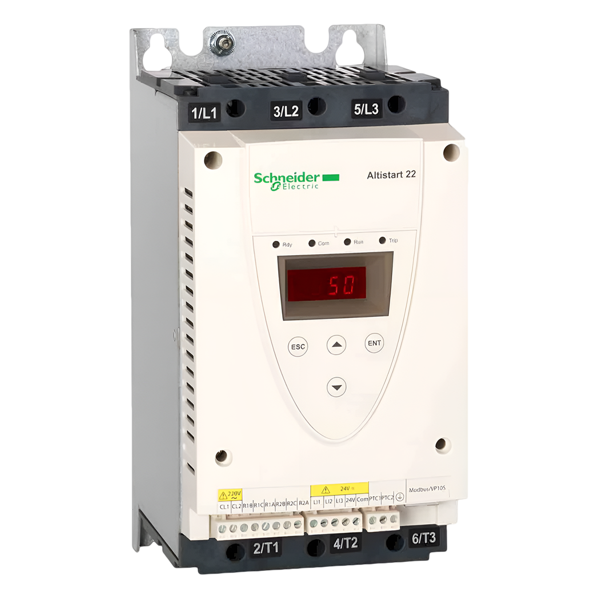 [29760] Arrancador Suave ATS22 STD 220VCA 47A 22kW/30HP Schneider Electric