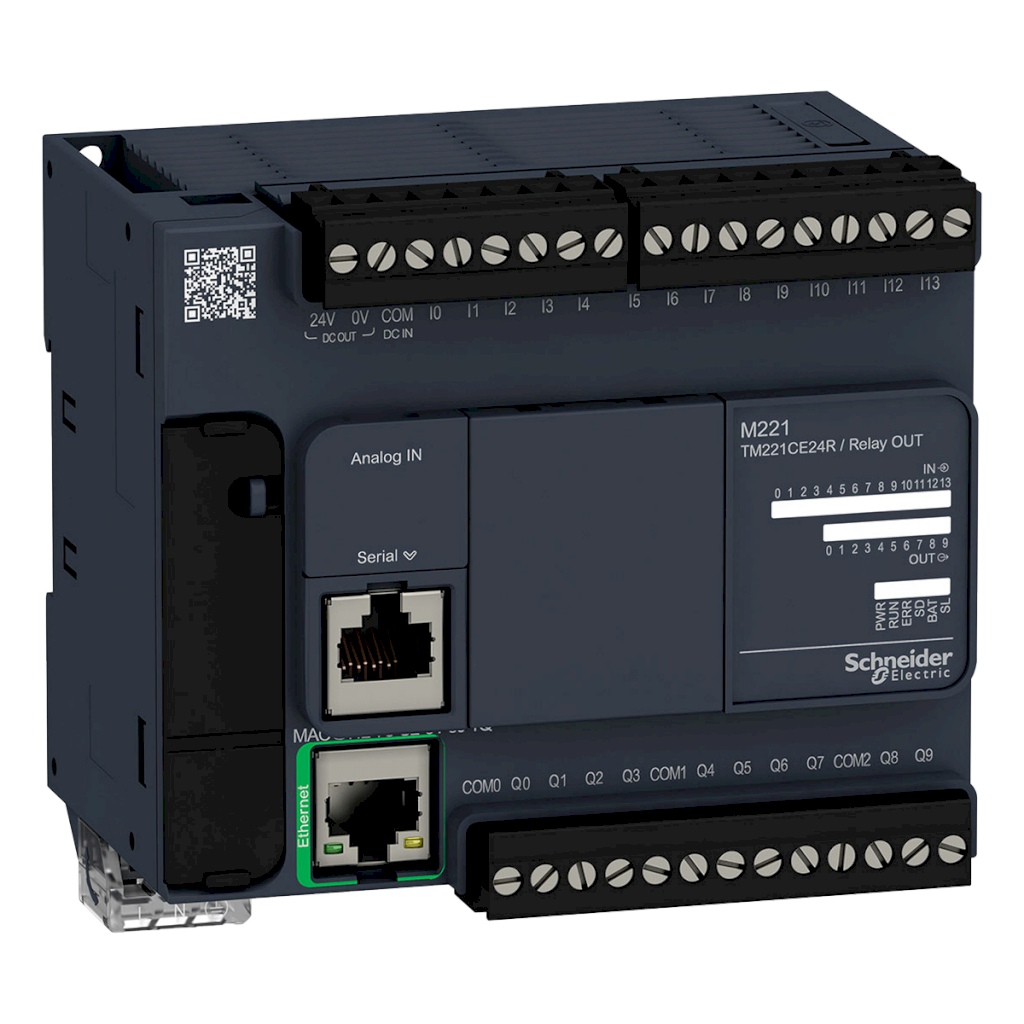 CPU M221 AC/DC/RELE (14DI/10SR/2AI) 240VCA TM221CE24R