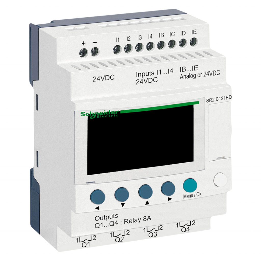 [30006] ZELIO LOGIC II 8E/4SR 24VCC C/DISPLAY SR2B121BD