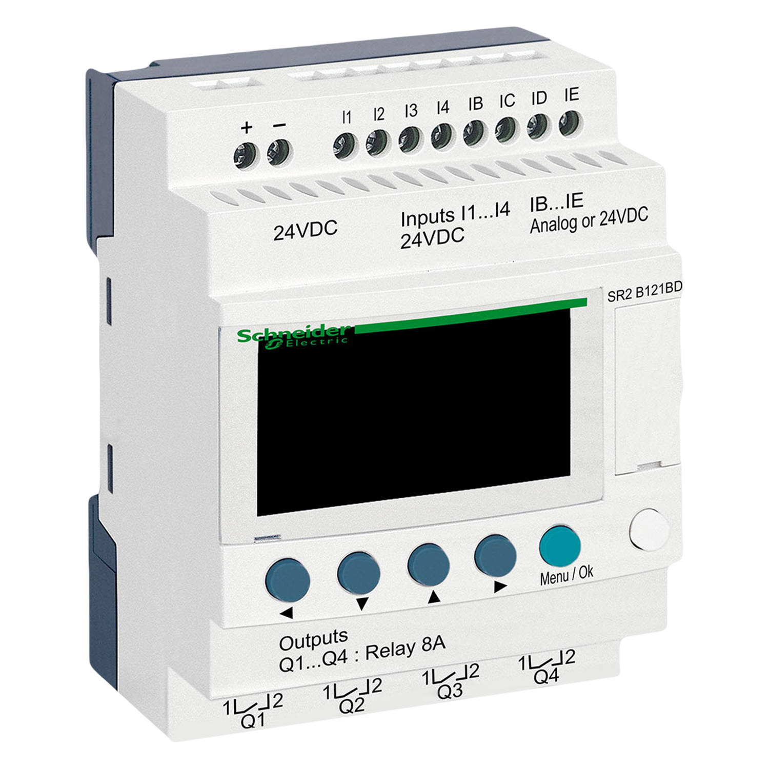 Zelio Logic II 24VCC 8ED + 4SR C/Display Schneider Electric