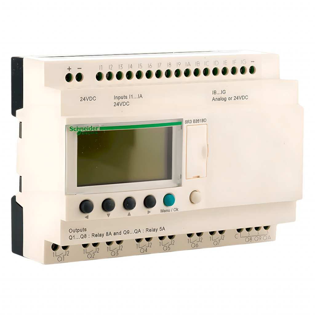 [30009] Zelio Logic II M 24VCC 16ED + 10SR C/Display Schneider Electric