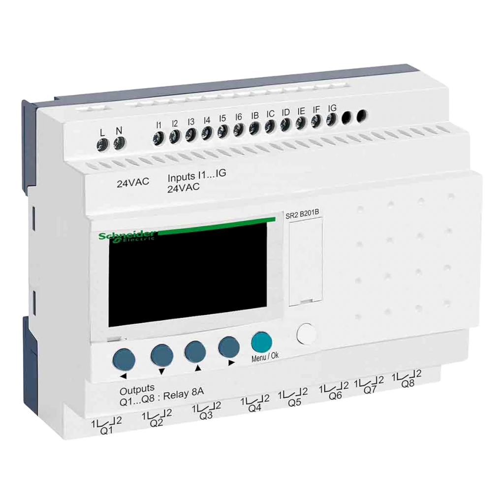[30029] Zelio Logic II 24VCA 12ED + 8SR C/Display Schneider Electric