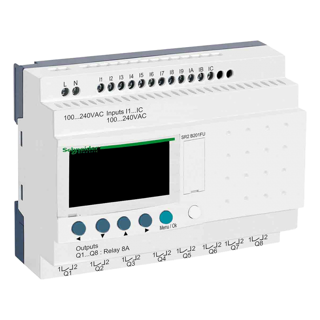 [30031] Zelio Logic II 240VCA 12ED + 8SR C/Display Schneider Electric
