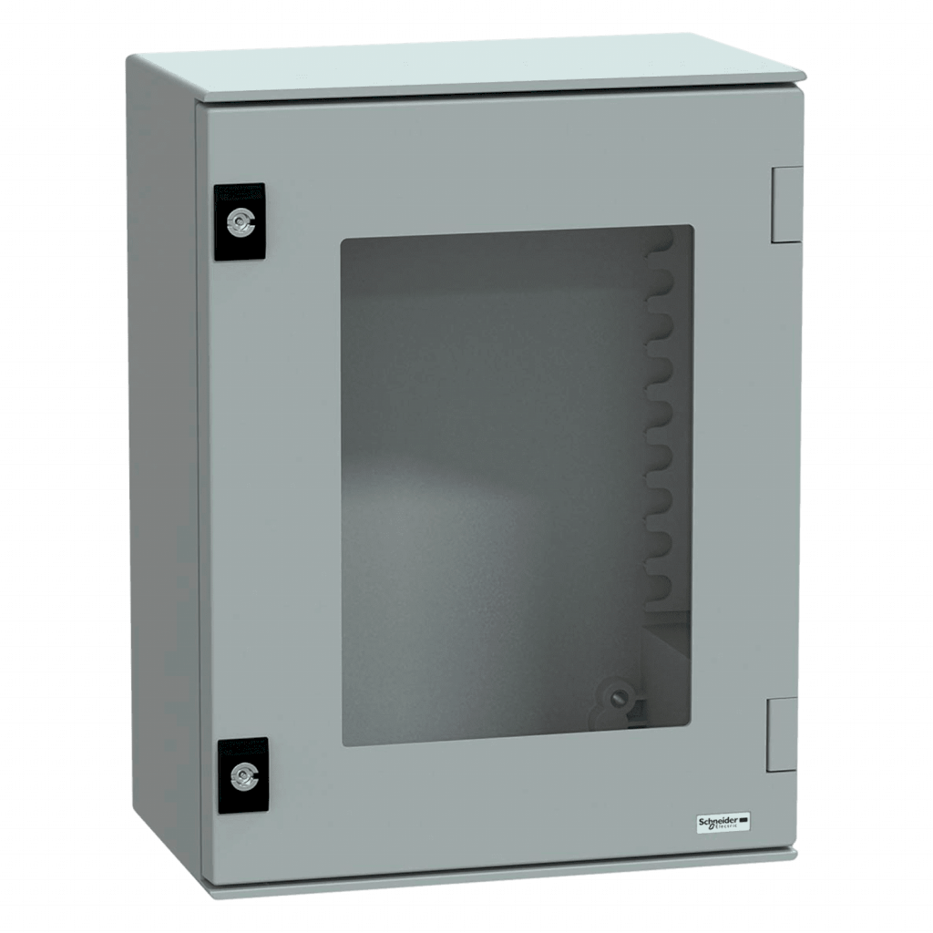[30674] Gabinete Estanco Polyester IP66 S/Bandeja Puerta/Vidrio 430alx330x200mm Schneider Electric