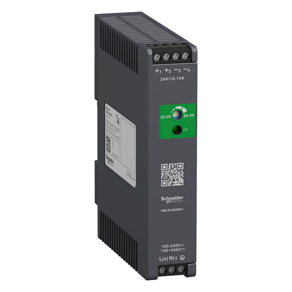 Fuente Monofásica ABLS E: 100/240V S: 24VCC 3,1A Optimizada Schneider Electric