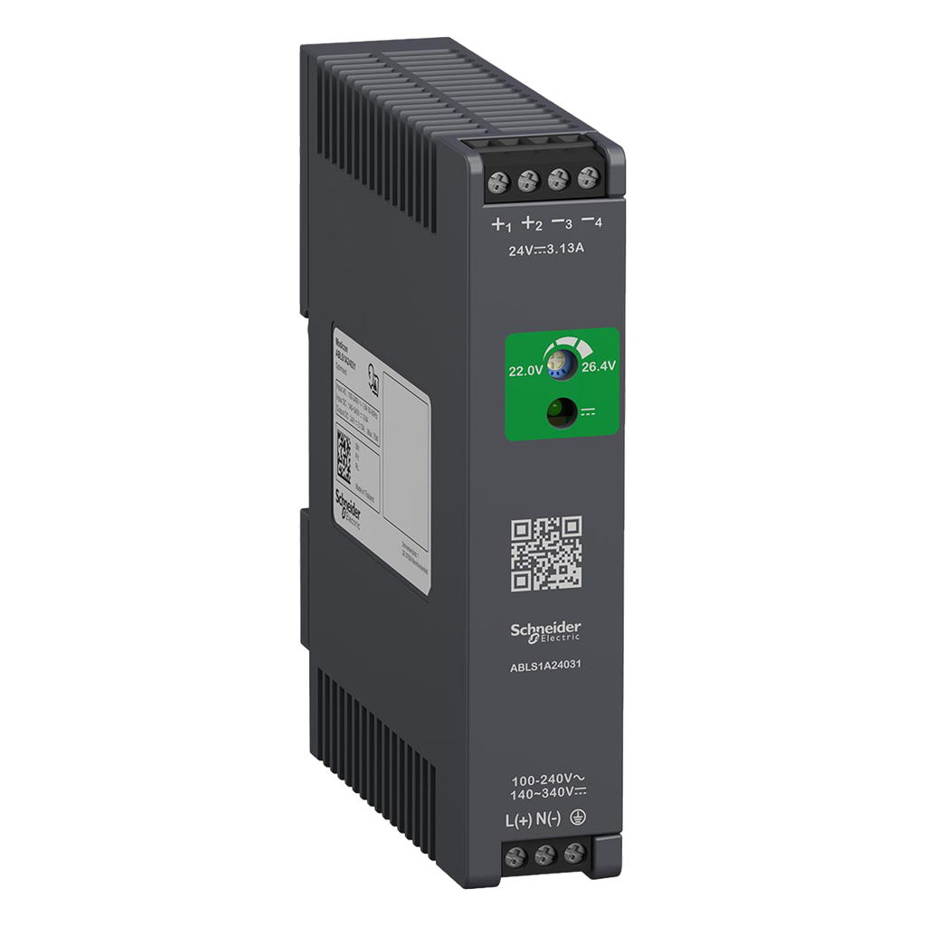 Fuente Monofásica ABLS E: 100/240V S: 24VCC 3,1A Optimizada Schneider Electric