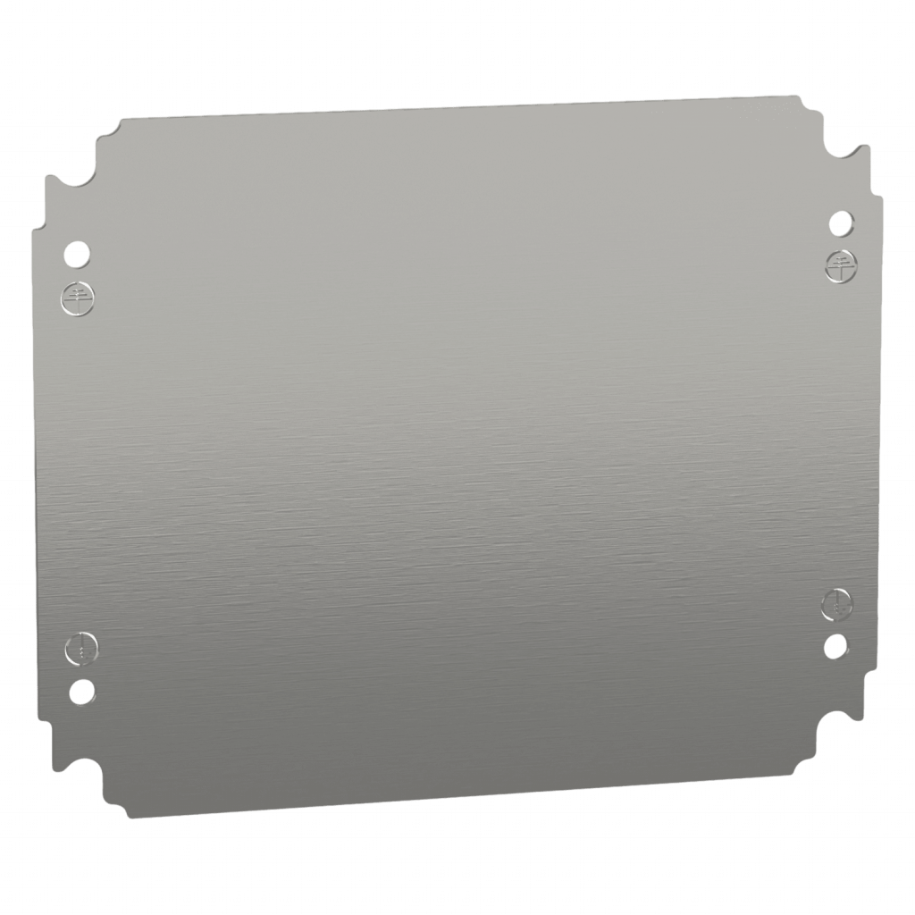 PLACA DE MONTAJE GALV PARA CRN/PLM/S3X DE 300Alx250mm NSYMM3025