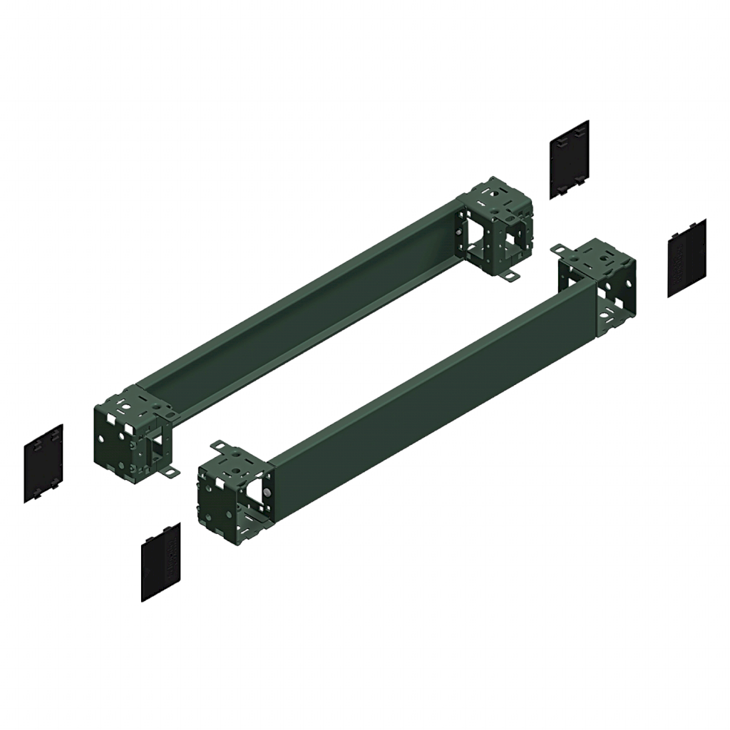 Zocalo Frontal P/Gabinete 100x600mm Metal Schneider Electric