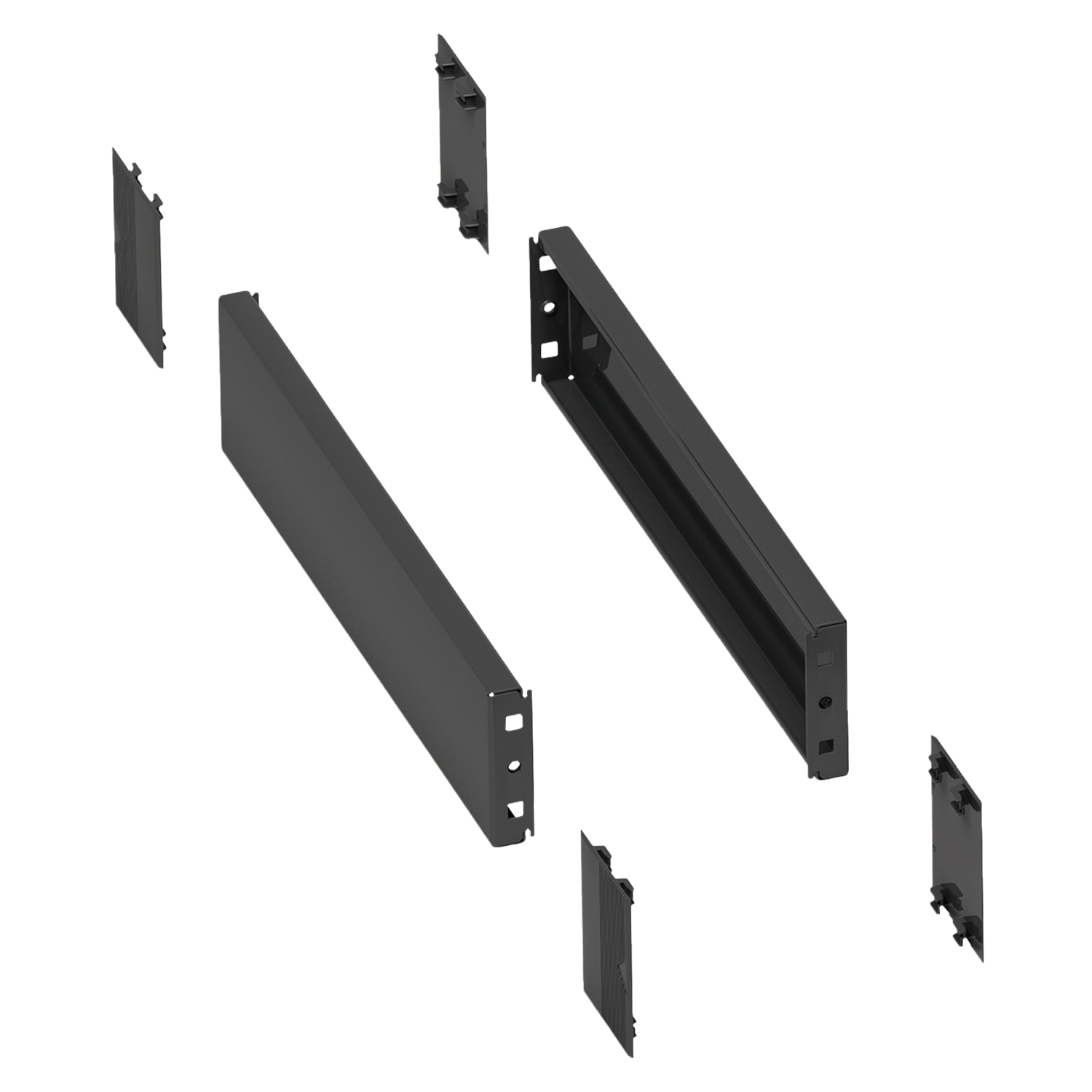 [18250] Zocalo Lateral P/Gabinete 100x400mm Metal Schneider Electric