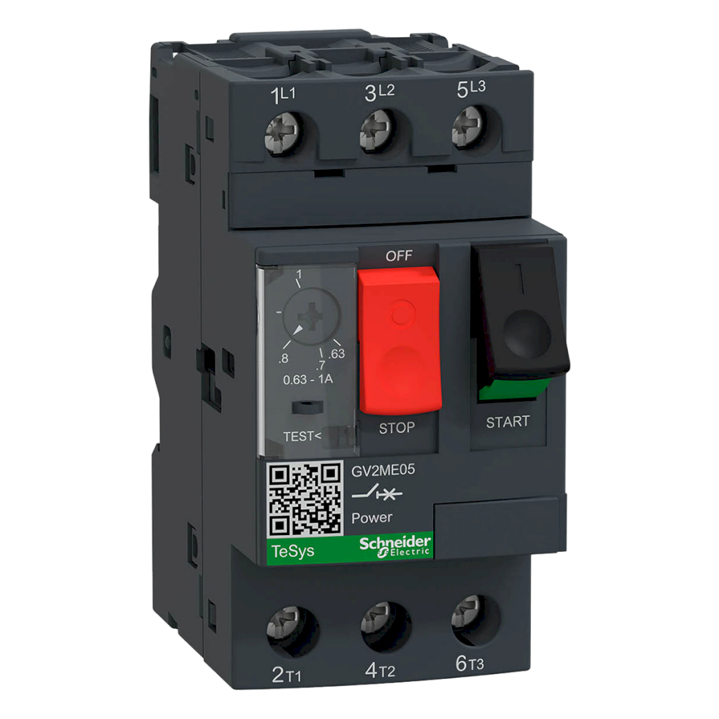 [21043] GUARDAMOTOR MAGTERM 3P 0,63/1A 100KA GV2ME05