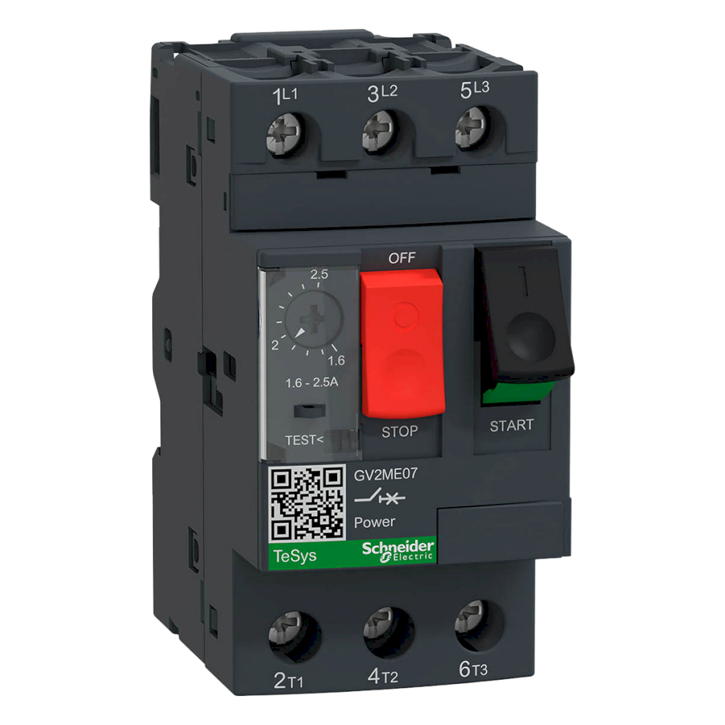 Guardamotor Magnetotérmico GV2 3P 1,6-2,5A 100kA Schneider Electric