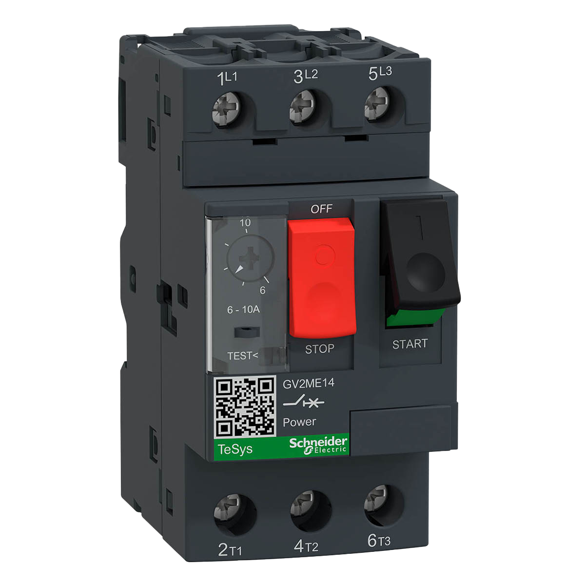 Guardamotor Magnetotérmico GV2 3P 6-10A 100kA Schneider Electric