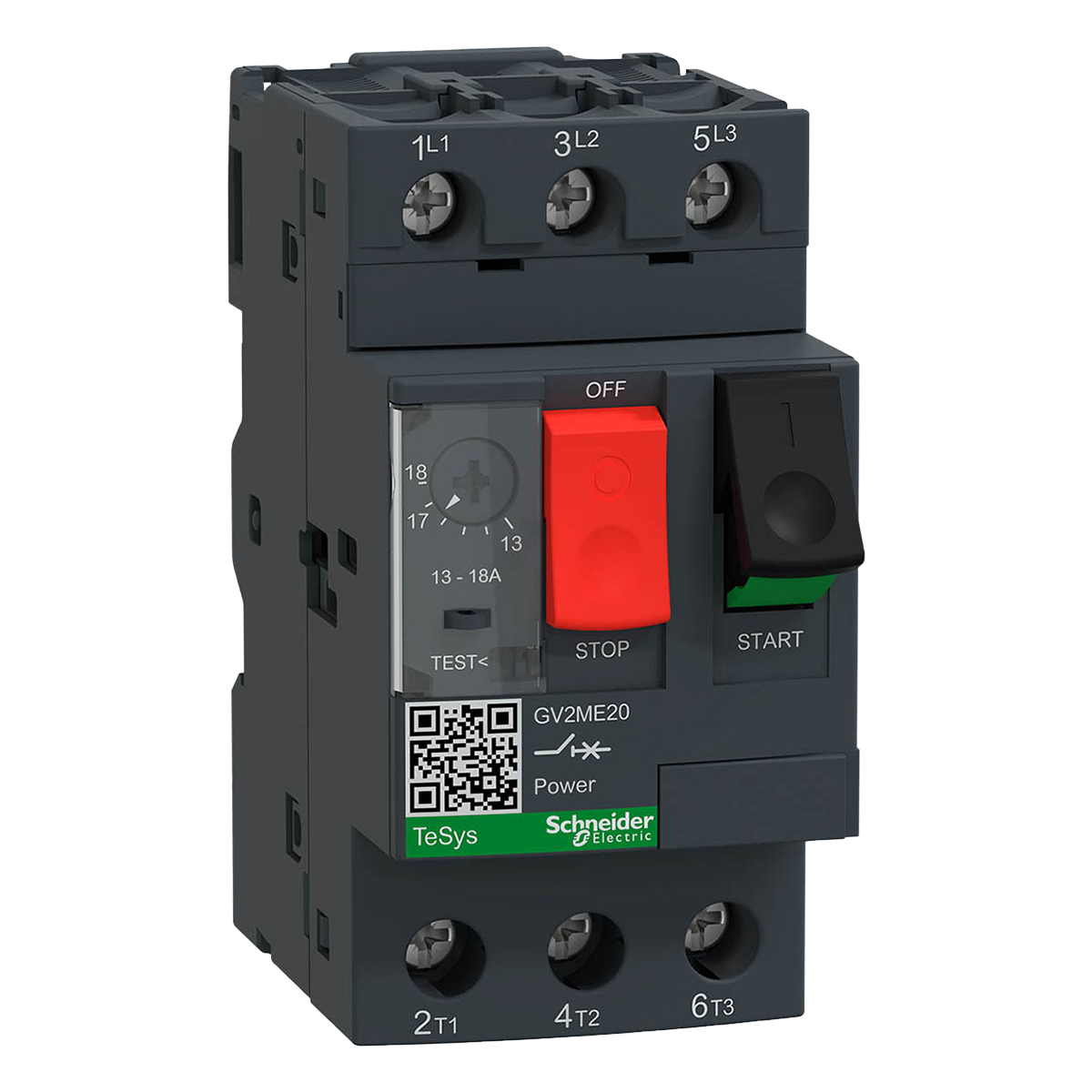 Guardamotor Magnetotérmico GV2 3P 13-18A 15kA Schneider Electric