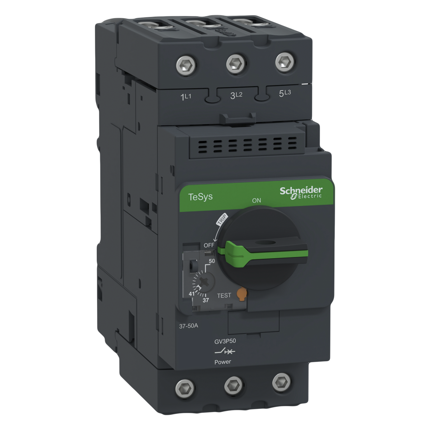 Guardamotor Magnetotérmico GV3 3P 37-50A 50kA Schneider Electric