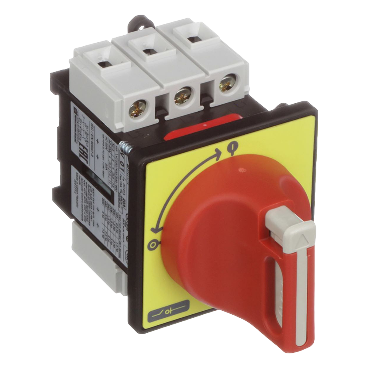 [21591] Interr. Emergencia Tesys Vario 3P 20A 690VCA Fijacion Frontal Maneta Giratoria Schneider Electric