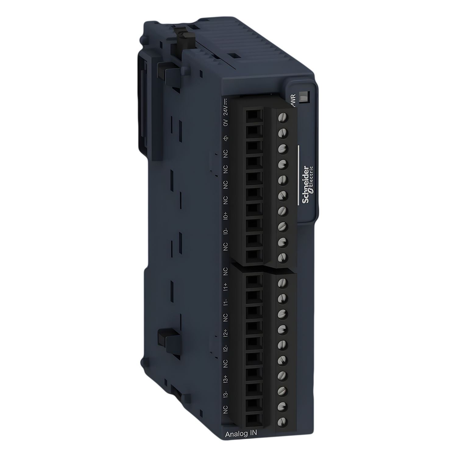 [21739] Módulo M2XX 2 E/Analog. Bornera a Tornillo Montaje Riel DIN 24VCC Schneider Electric