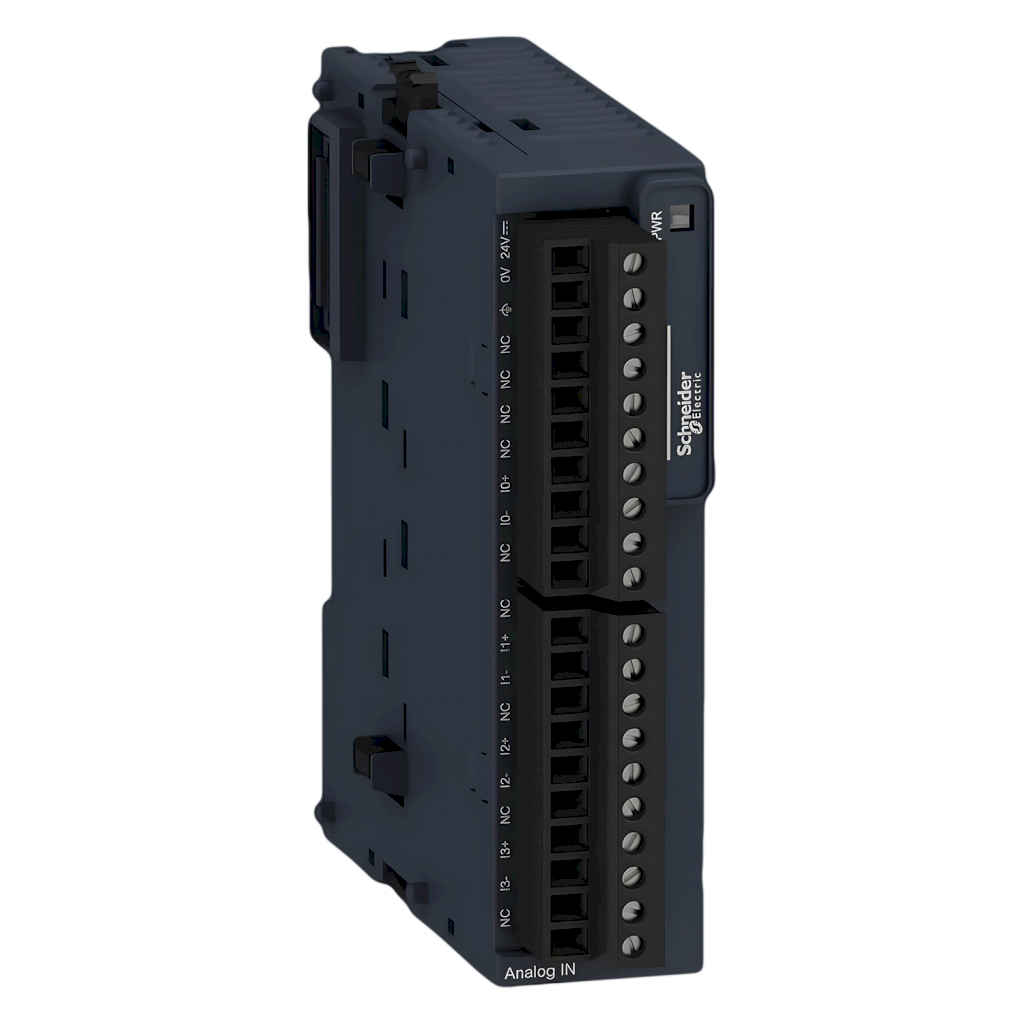 Modulo M2XX 2 E/Analog. Bornera a Tornillo Montaje Riel DIN 24VCC Schneider Electric