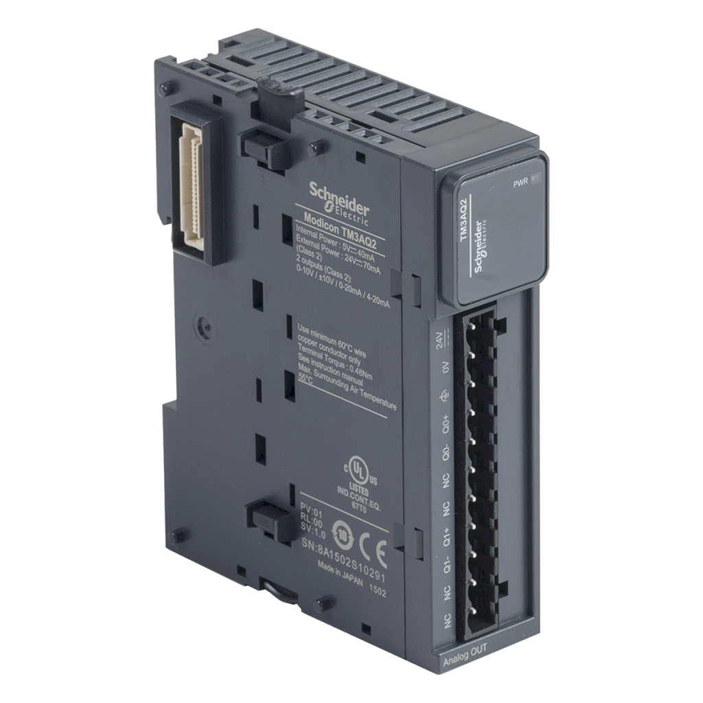 MODULO TM3 2S ANALOGICAS 10..0..10V / 0..4..20mA TM3AQ2