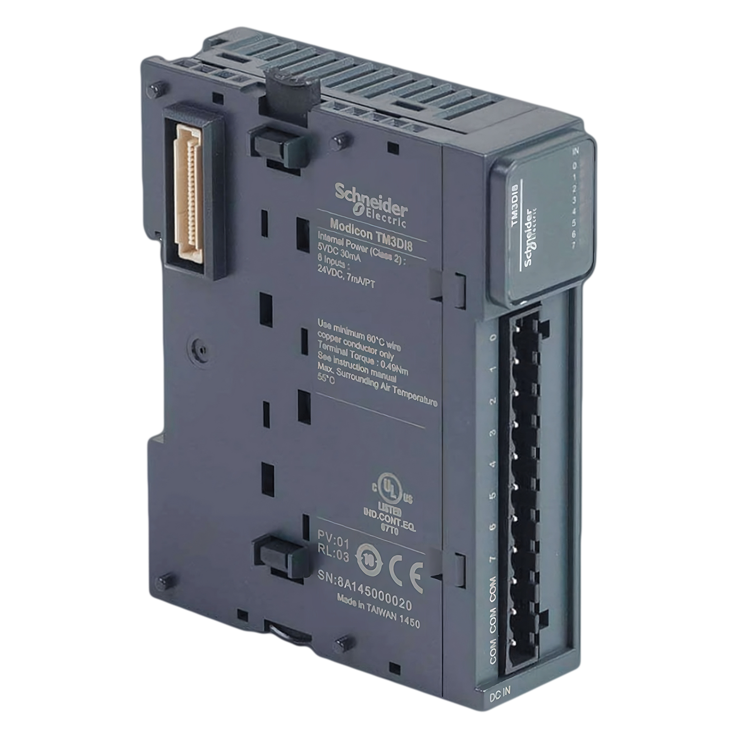 Módulo TM3 8ED 24VCC C/Bornera Schneider Electric