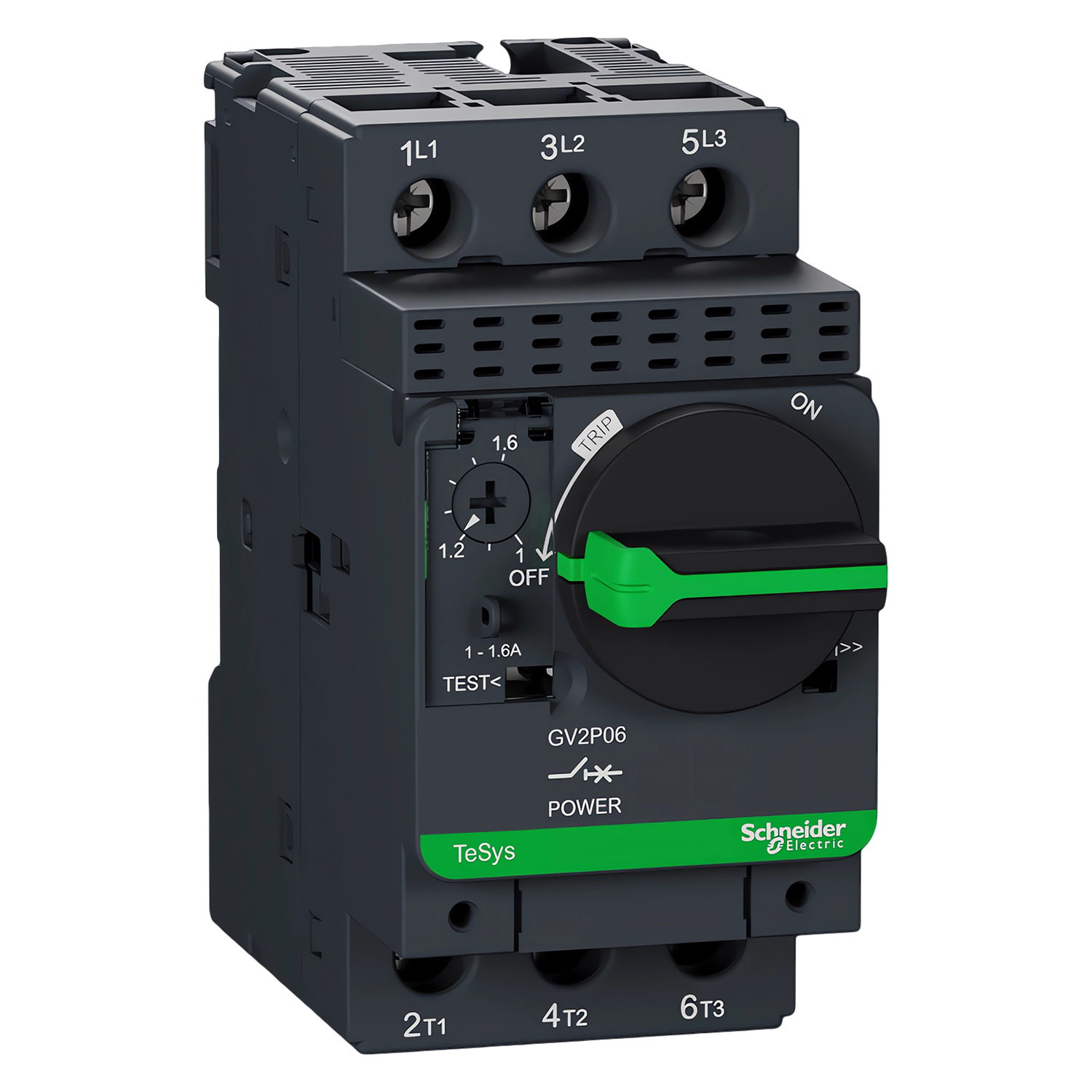 [23060] Guardamotor Magnetotérmico GV2 3P 1,1-1,6A 100kA Schneider Electric