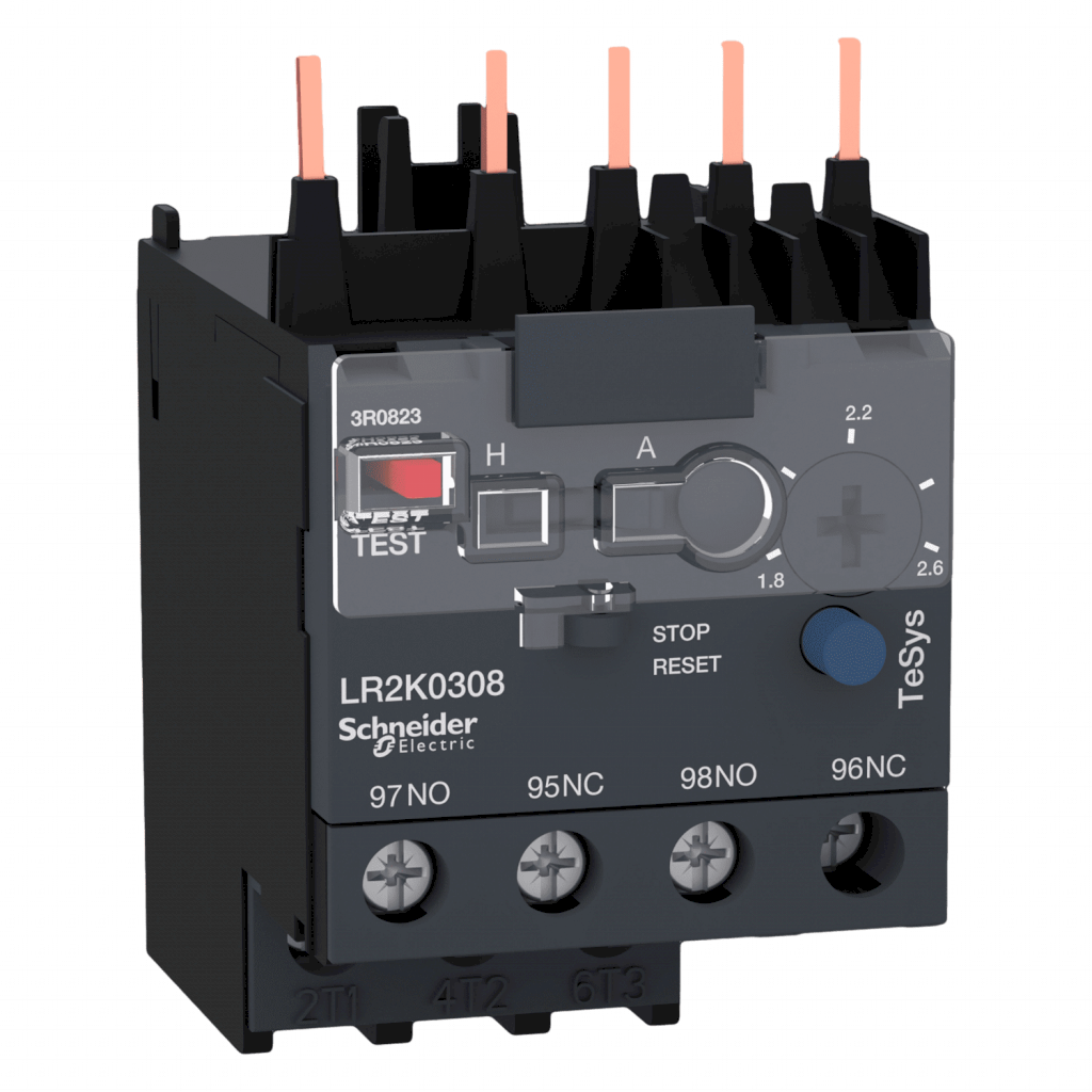 RELE TERMICO SCH P/CONTACTOR K 1.8-2.6A LR2K0308