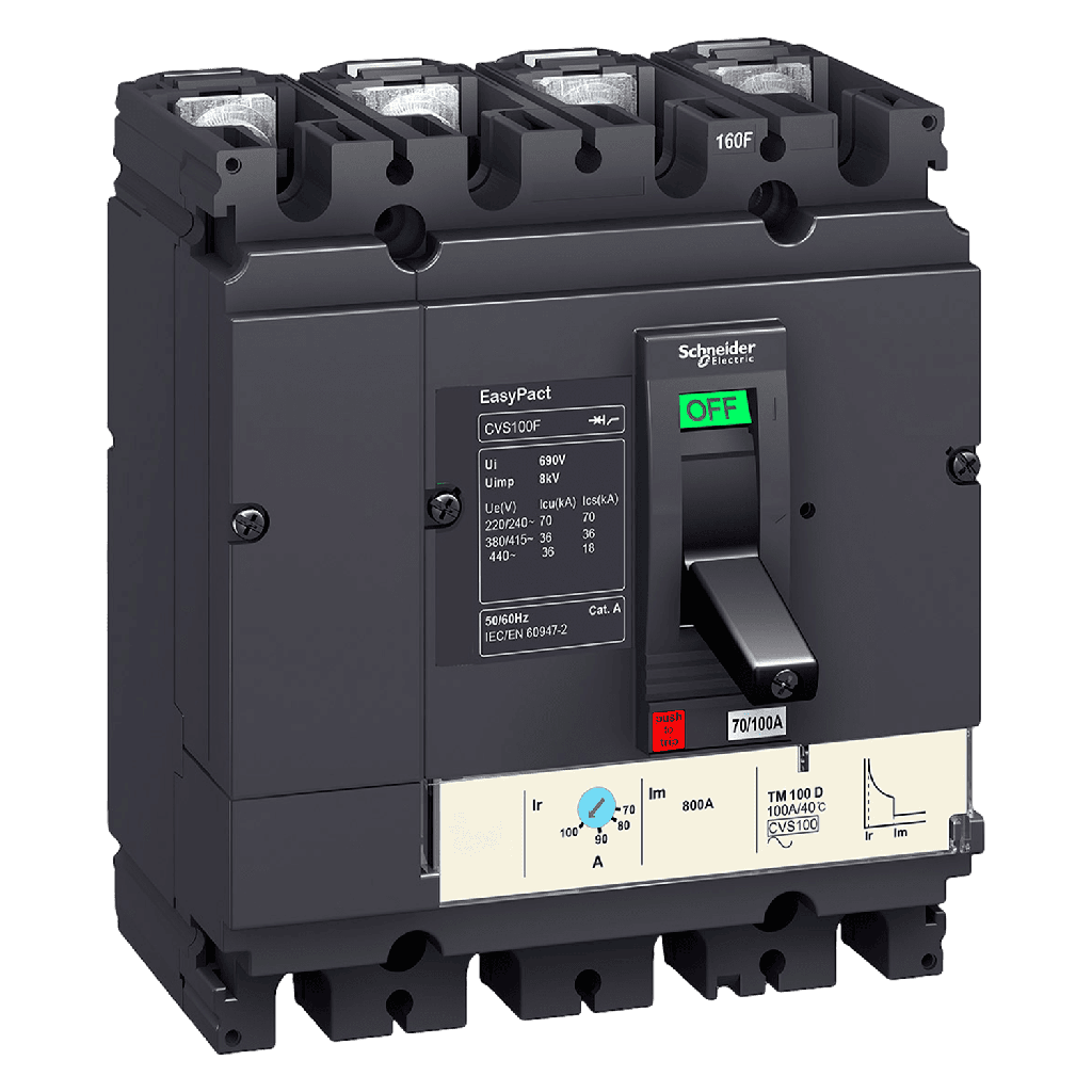 [25662] Interr. CVS250B 4P 200A 690VCA Schneider Electric