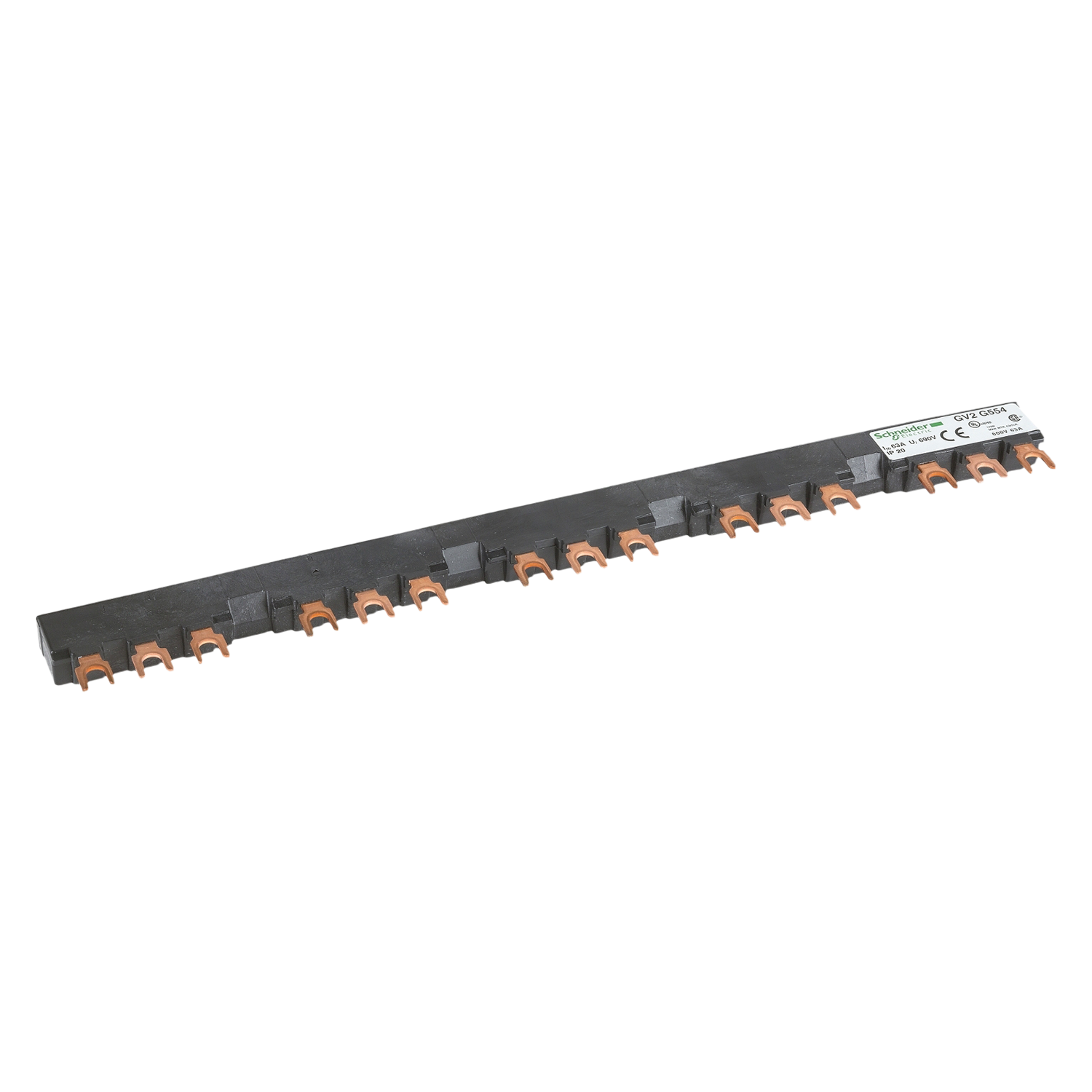 Peine 63A 3 Polos P/5 Derivaciones 54mm Schneider Electric