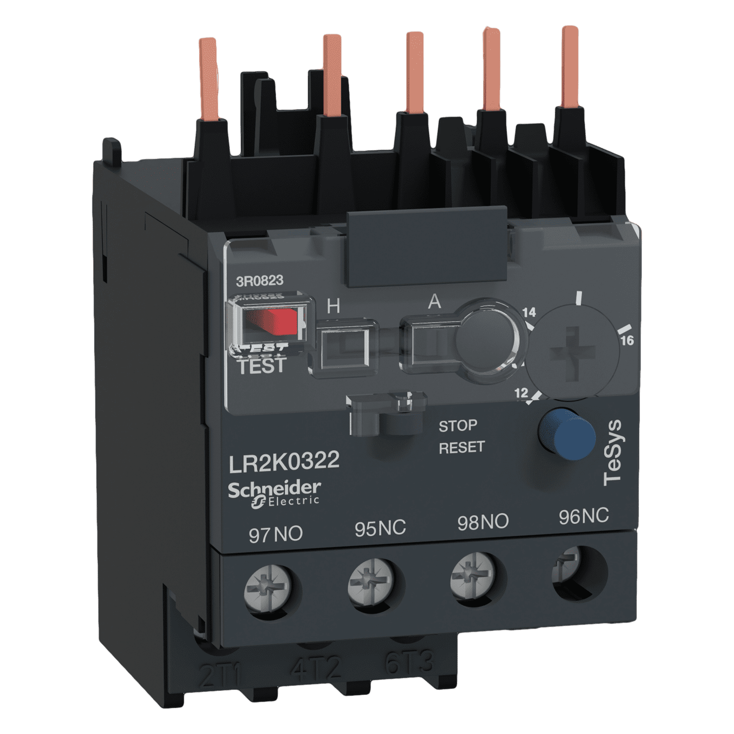 [26546] Relé Térmico 3P 690VCA 16A Rango Ajuste 12-16A Protección T Schneider Electric