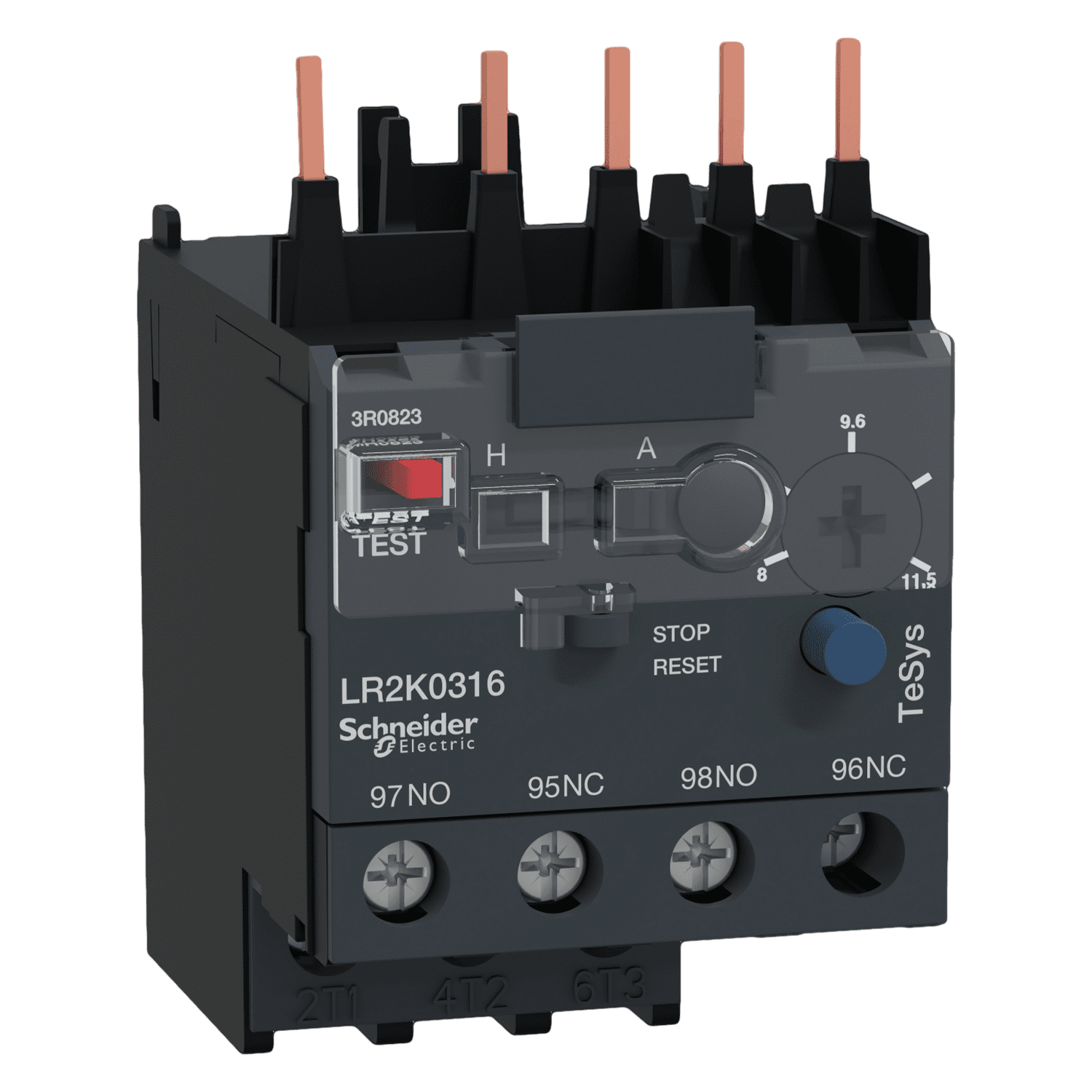 Relé Térmico 3P 690VCA 11,5A Rango Ajuste 8-11,5A Protección T Schneider Electric