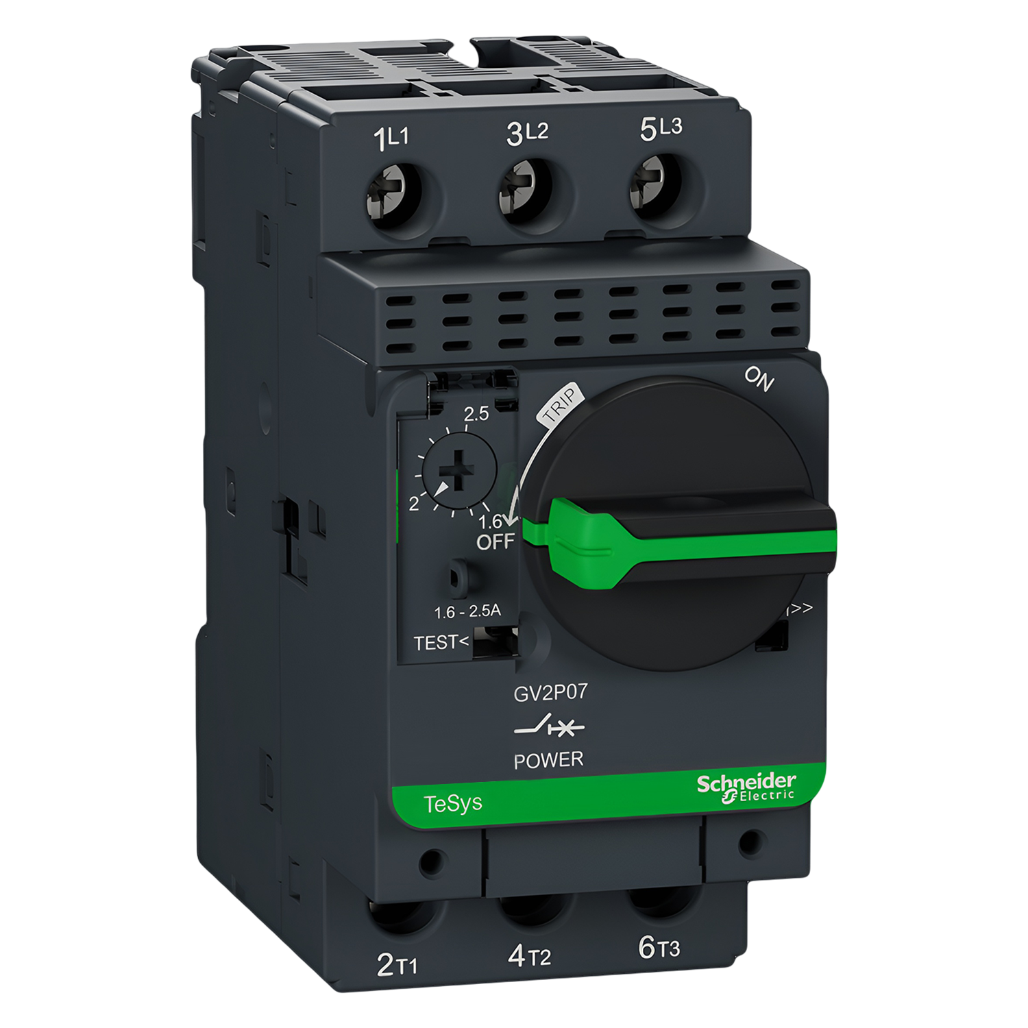 Guardamotor Magnetotérmico GV2 1,6-2,5A 100kA Schneider Electric