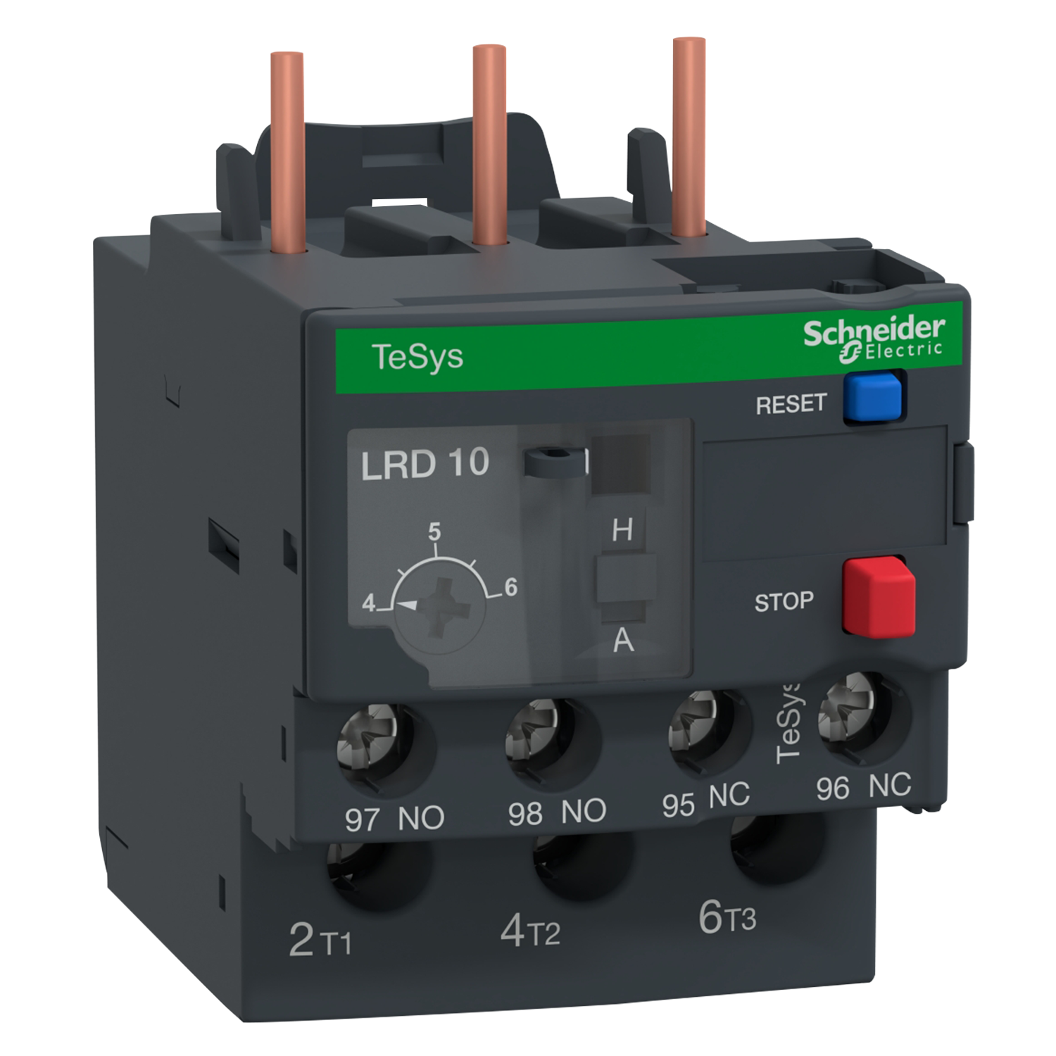 Relé Térmico 3P 690VCA 6A Rango Ajuste 4-6A Protección T Schneider Electric