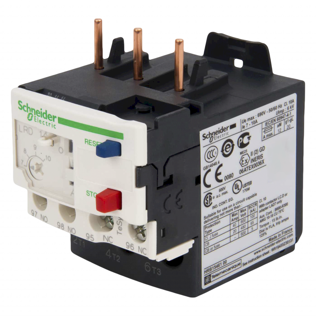 [27290] Rele Térmico 3P 690VCA 10A Rango Ajuste 7-10A Protección T Schneider Electric