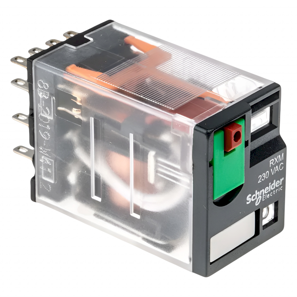 RELE ZELIO CON LED 6A 4NANC 230VCA RXM4AB2P7