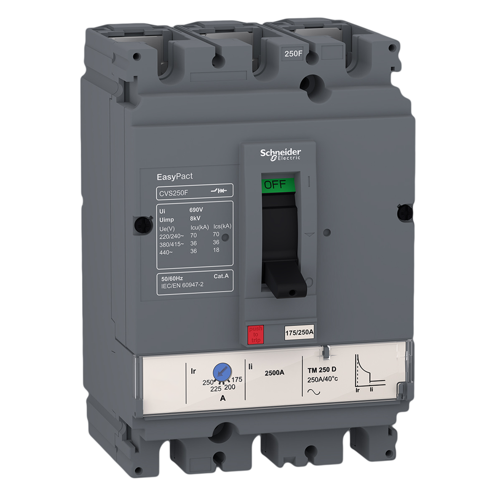 Interr. CVS250F 3P 250A 690VCA Schneider Electric