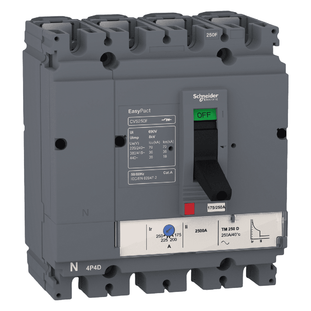 [28025] Interr. CVS250F 4P 200A 690VCA Schneider Electric