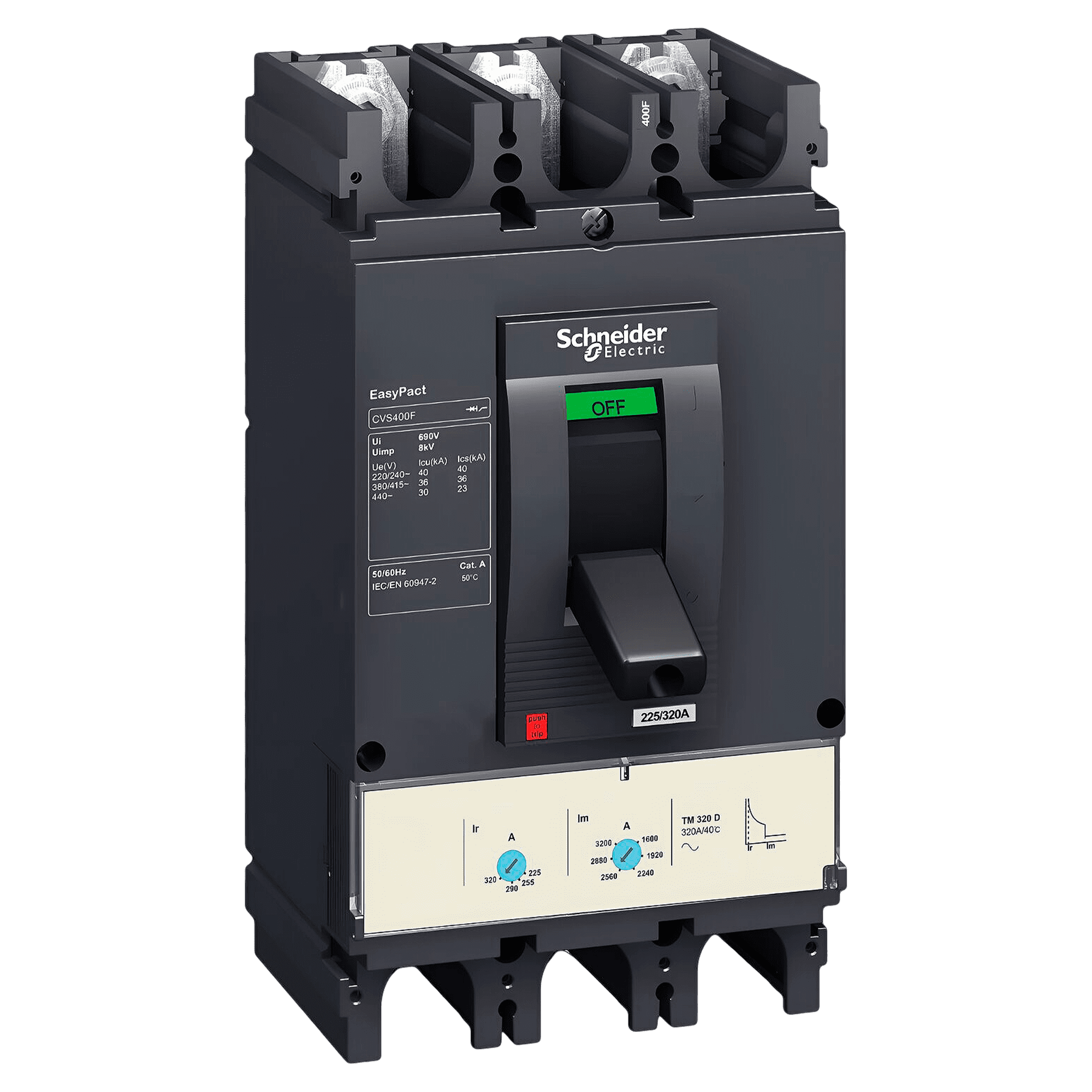 Interr. CVS400F 3P 400A 690VCA Schneider Electric