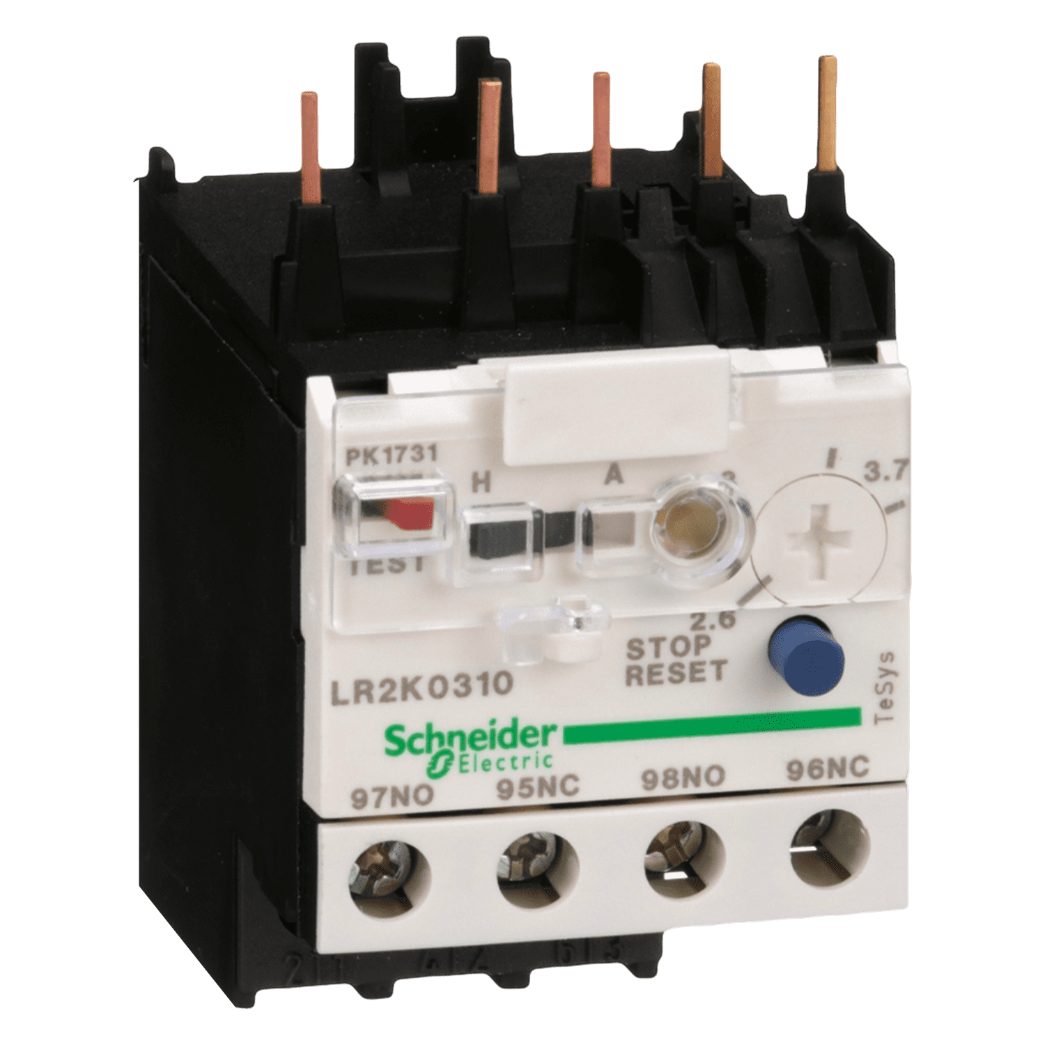 [28085] Relé Térmico 3P 690VCA 3,7A Rango Ajuste 2,6-3,7A Protección T Schneider Electric